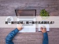 周一限行区域，周一限行几点到几点？