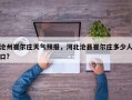 沧州崔尔庄天气预报，河北沧县崔尔庄多少人口？