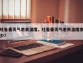 吐鲁番天气地表温度，吐鲁番天气地表温度多少？