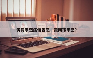 黄冈孝感疫情告急，黄冈市孝感？